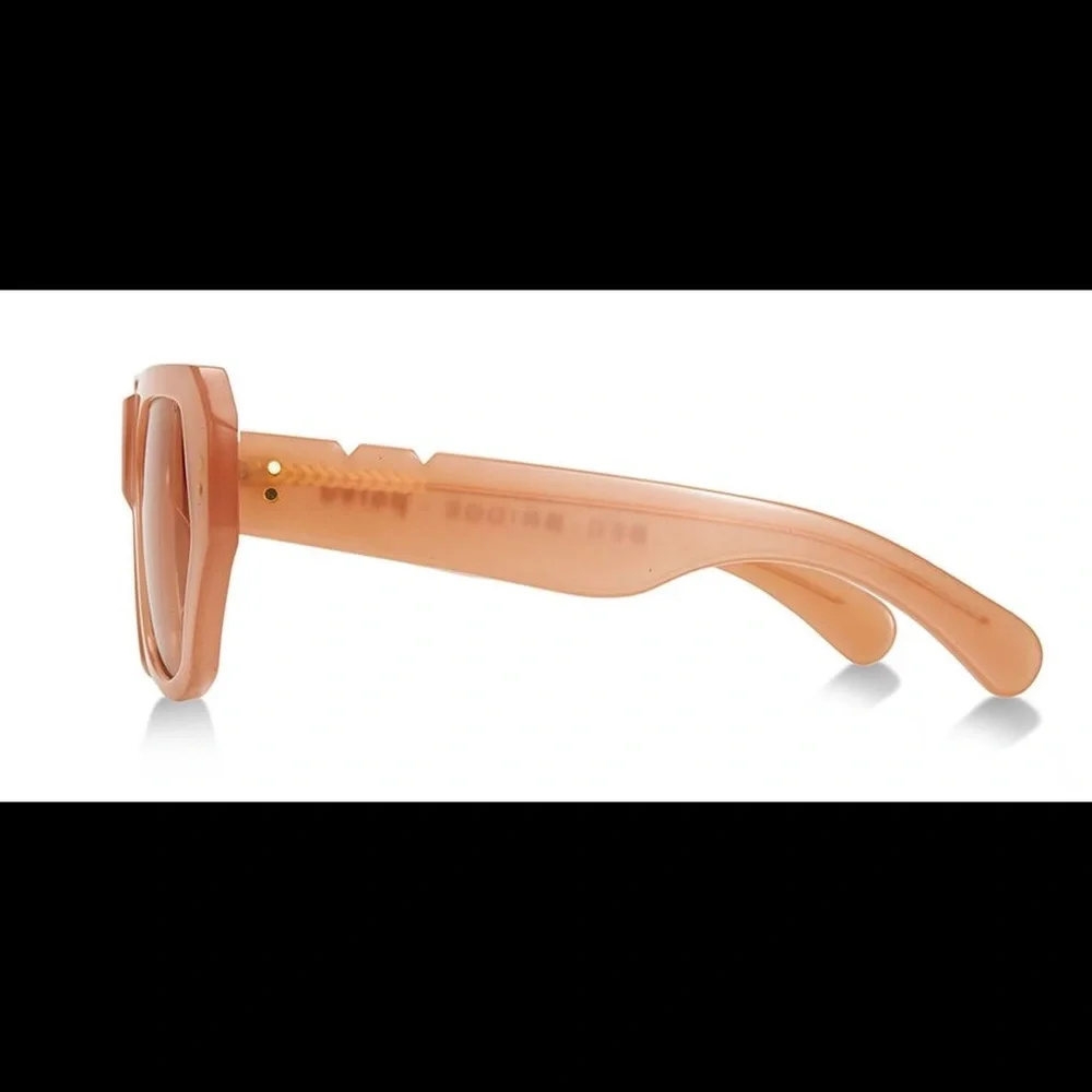 PARED BEC + BRIDGE BIG MAMMA SUNGLASSES PINK AMBER NWOT